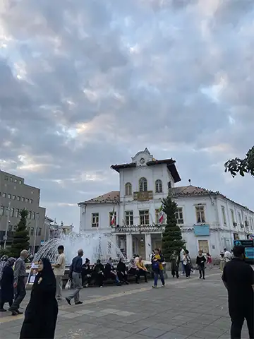 نما خیابان سعدی از شهرداری رشت