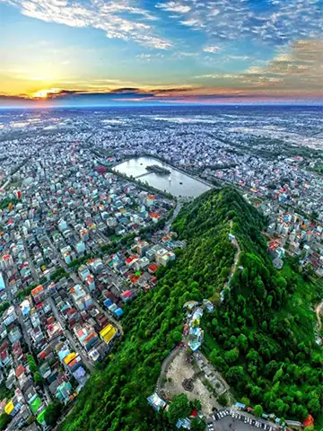 نما هوایی شیطان کوه لاهیجان