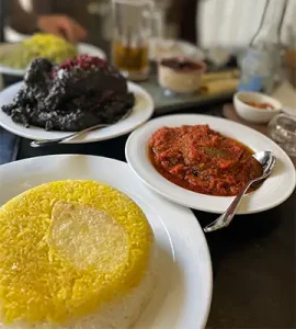 منو غذای رستوران رازقی رشت