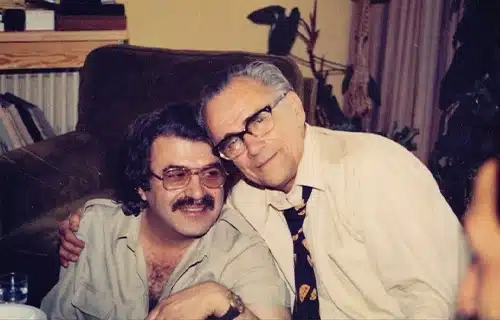 دکتر محمود بهزاد و غلامحسین ساعدی