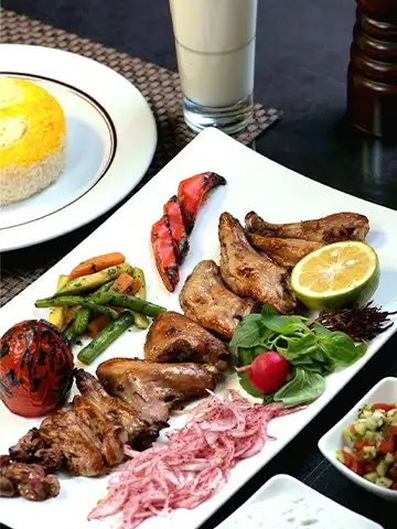 منو رستوران رازقی رشت