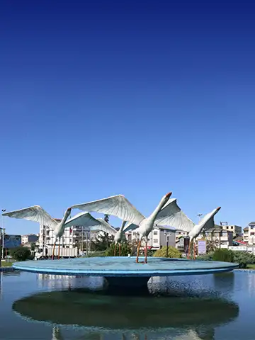 نماد ساحل قو انزلی