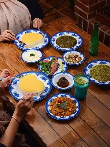 منو رستوران شمس العماره انزلی