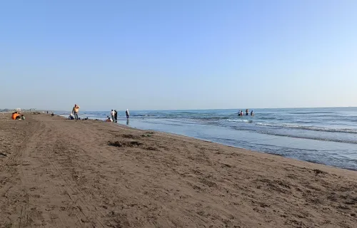 پلاژ بانوان ساحل چمخاله لنگرود