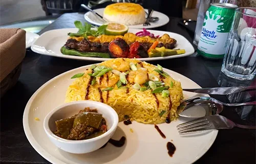 غذاهای رستوران رازقی رشت