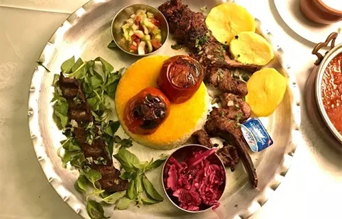 غذای رستوران شکم الملوک رشت