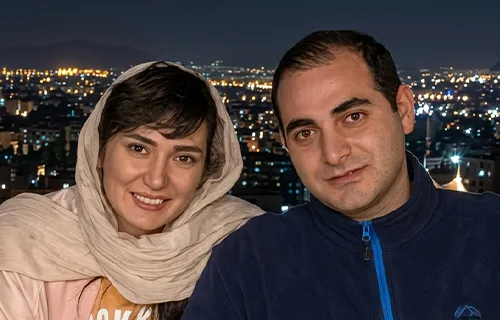 مینا وحید و برادرش میلاد وحید