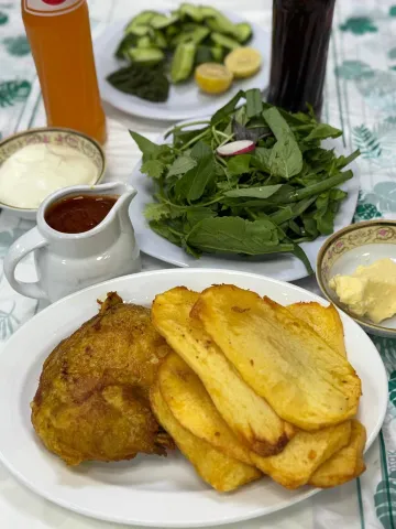 چلو مرغ رستوران سرچشمه